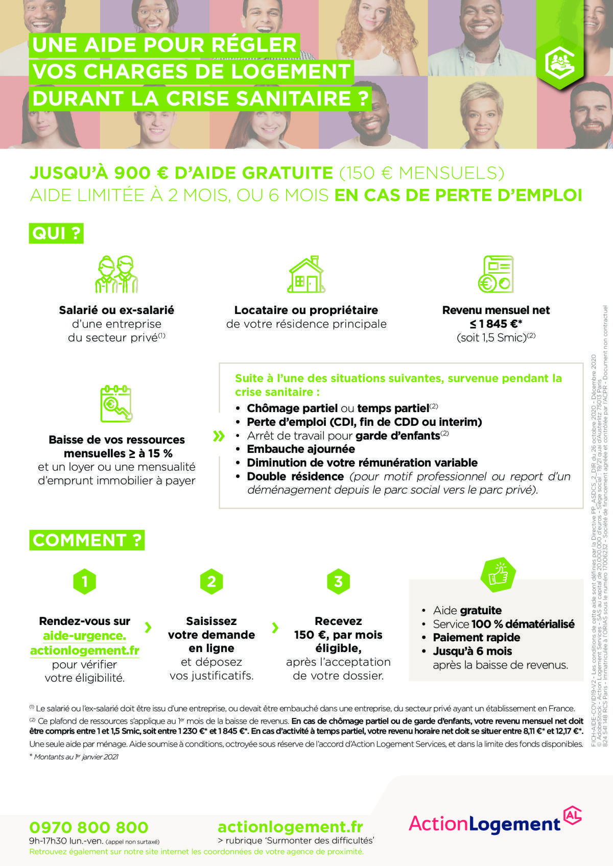 Action Logement : Aide exceptionnelle