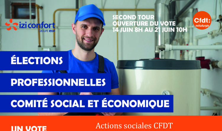 Cfdt : Élections professionnelles 2023 - 2ème tour