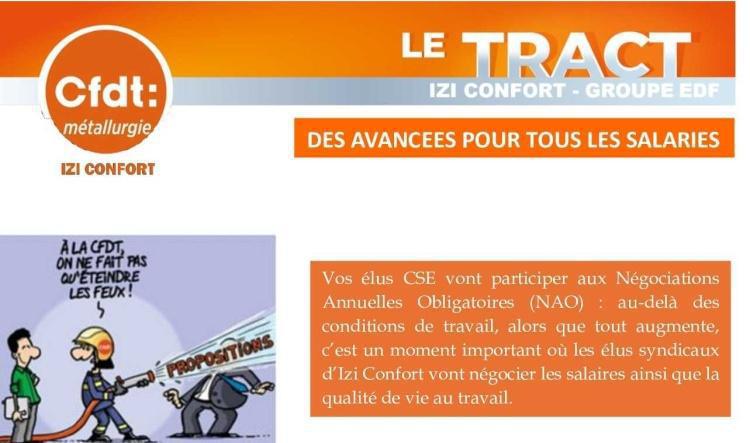 NAO 2025 : La Cfdt demande des avancées pour tous les salariés