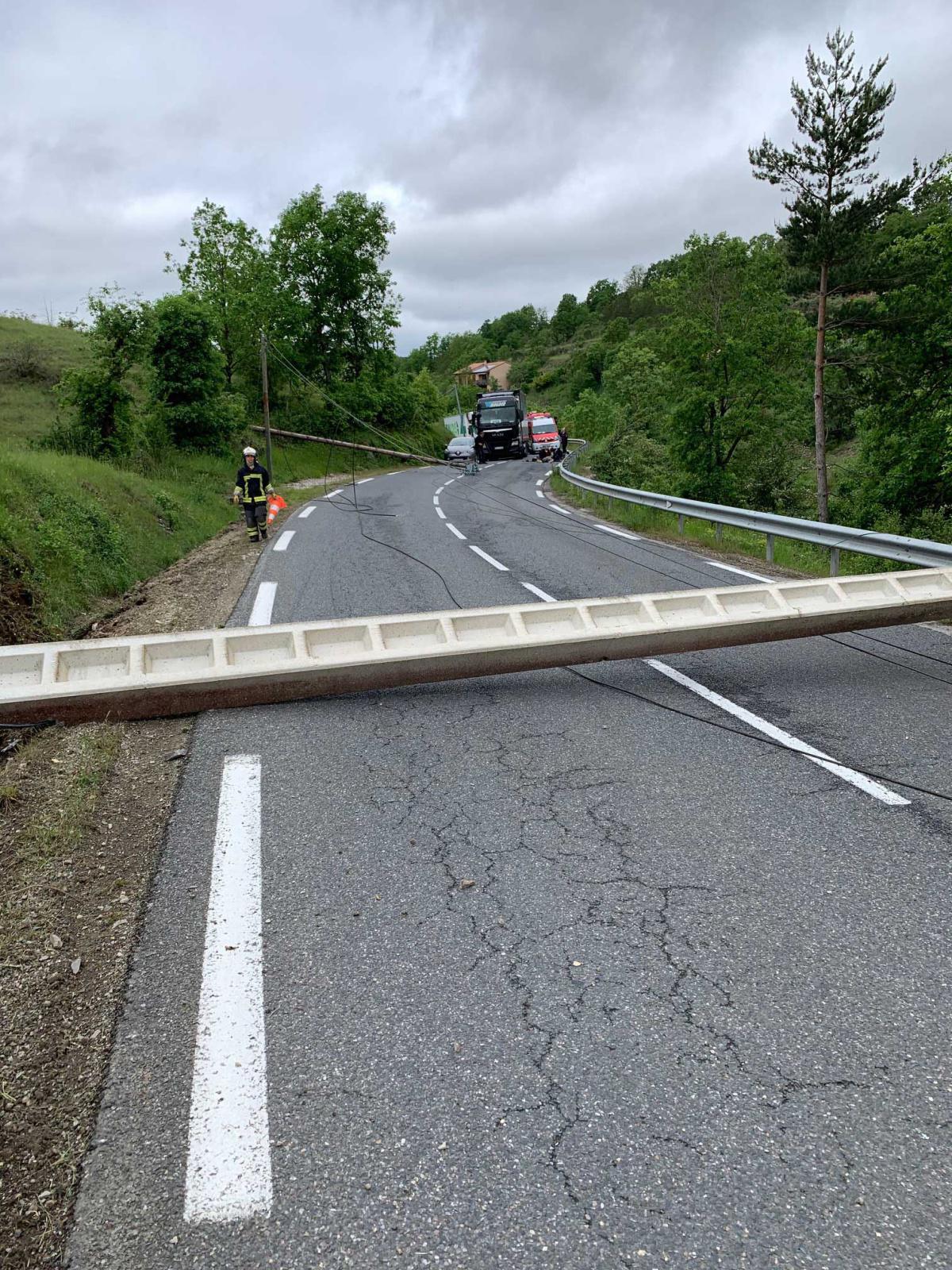 Accident de la circulation à St Rome de Cernon Accident de la circulation à St Rome de Cernon