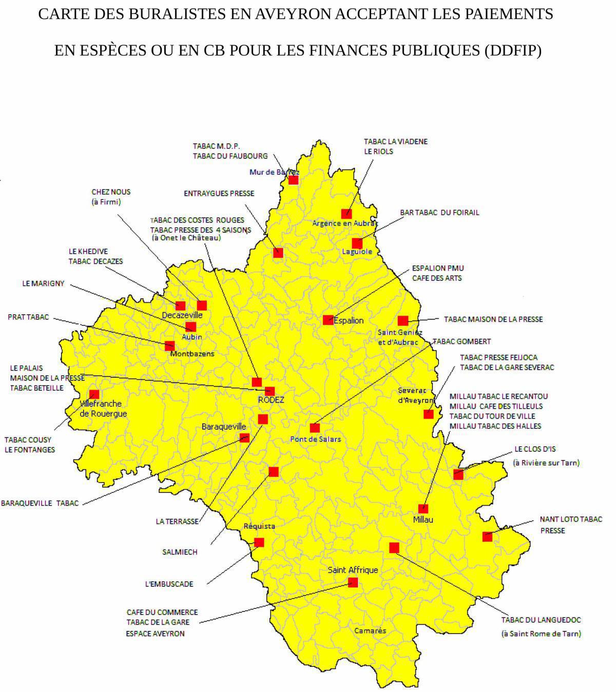 Plan de suppression des espèces à la DGFIP : mise en place du «Zéro numéraire» ou «Paiement de proximité» en Aveyron