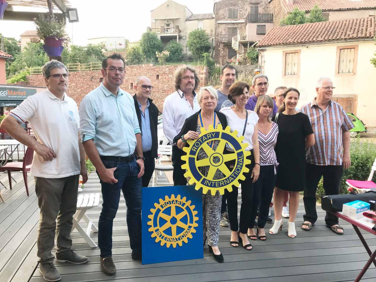 Rotary Club St-Affrique/Roquefort : une nouvelle année sous la présidence de Marie-Claude Dié