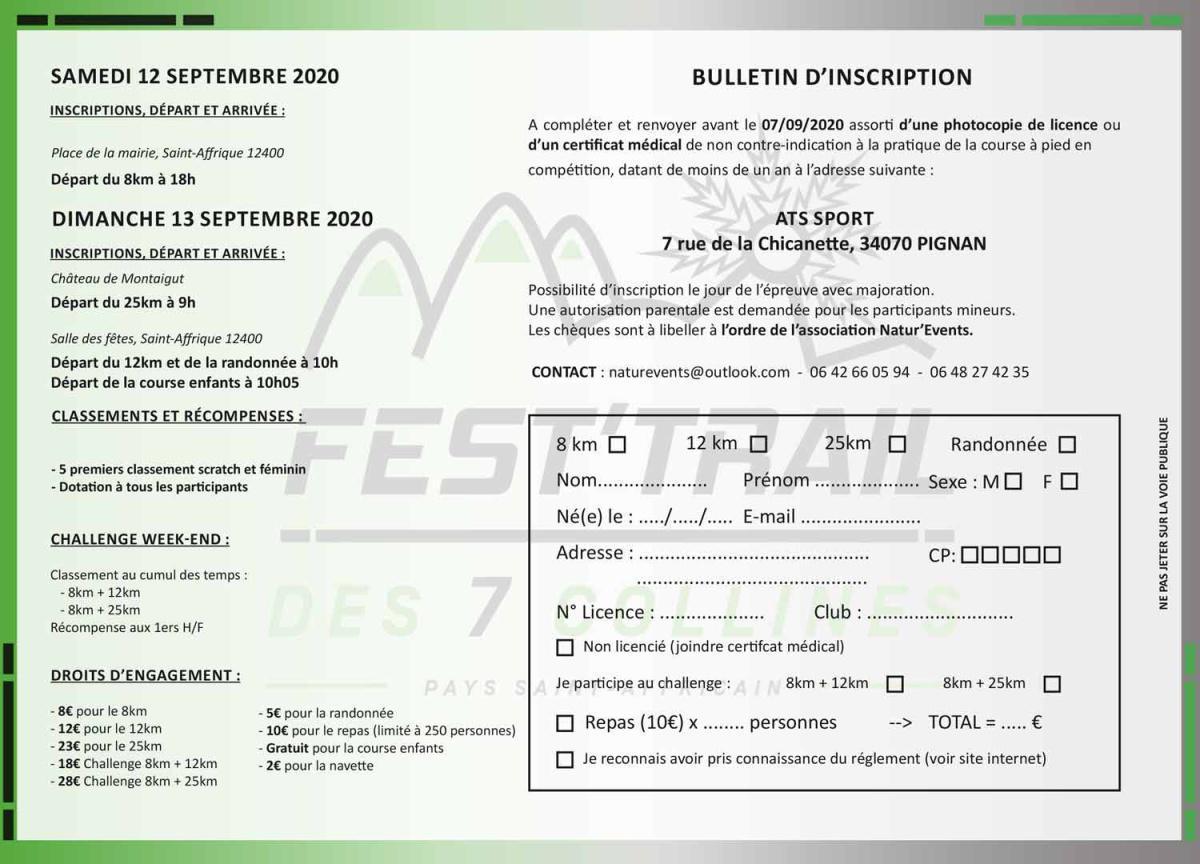 Fest'Trail des 7 Collines : une édition 2020 qui se présente bien Fest'Trail des 7 Collines : une édition 2020 qui se présente bien