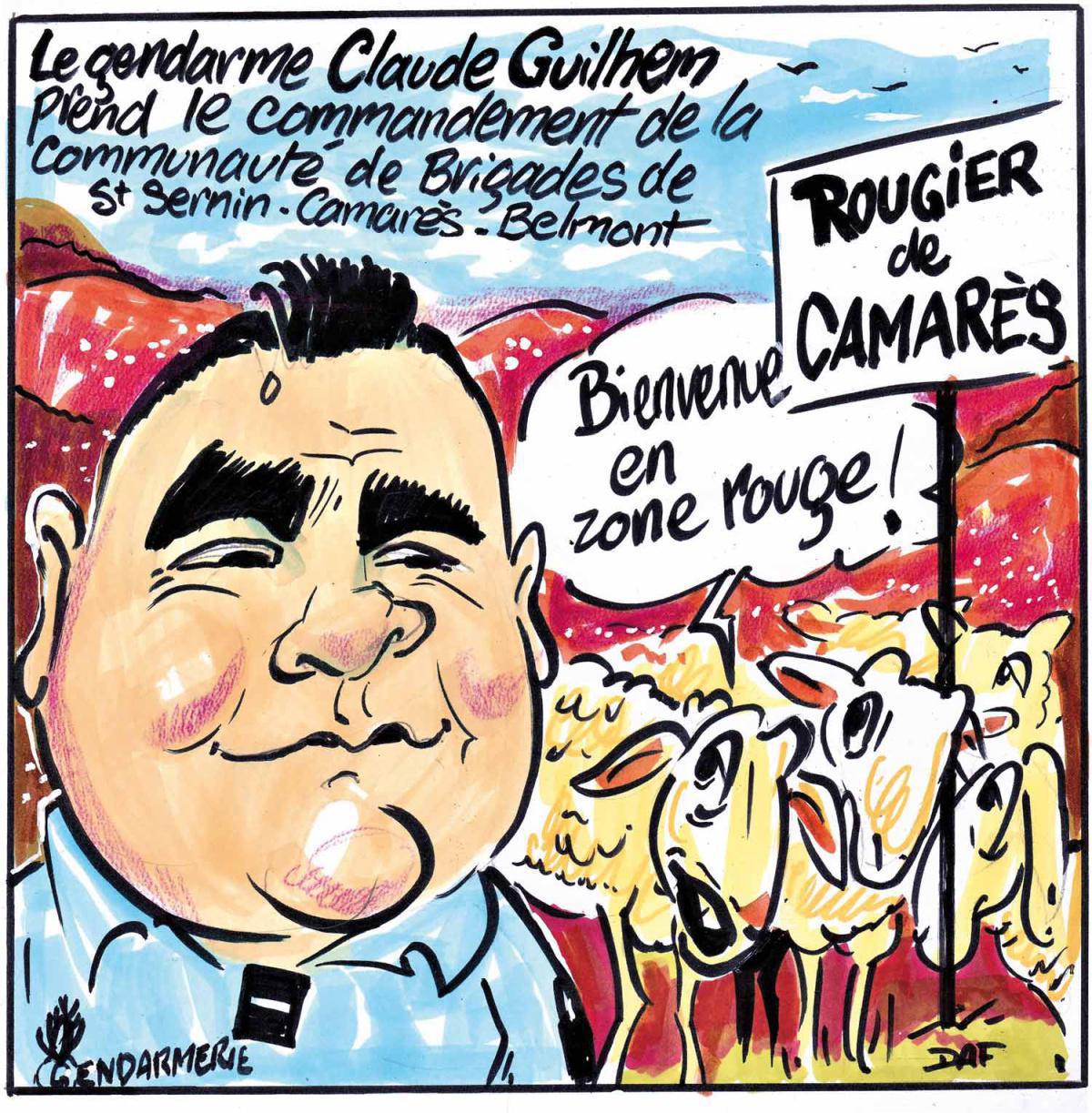 Gendarmerie : Claude Guilhem prend le commandement de la Communauté de Brigades de St-Sernin - Camarès - Belmont
