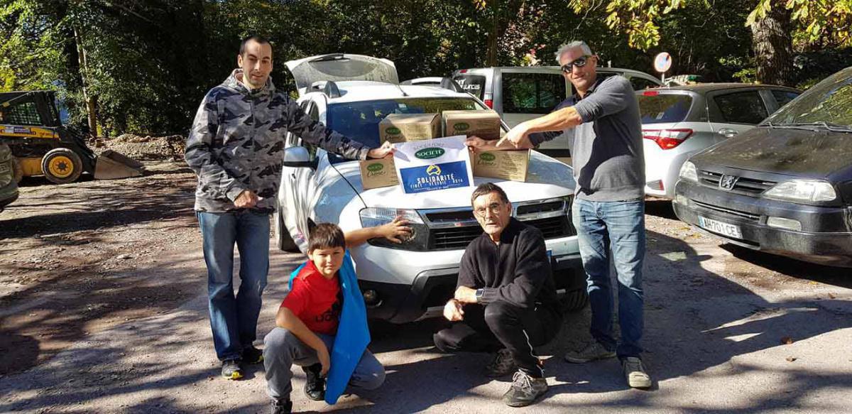 Solidarité : des Sud-Aveyronnais aident des sinistrés des Alpes Maritimes