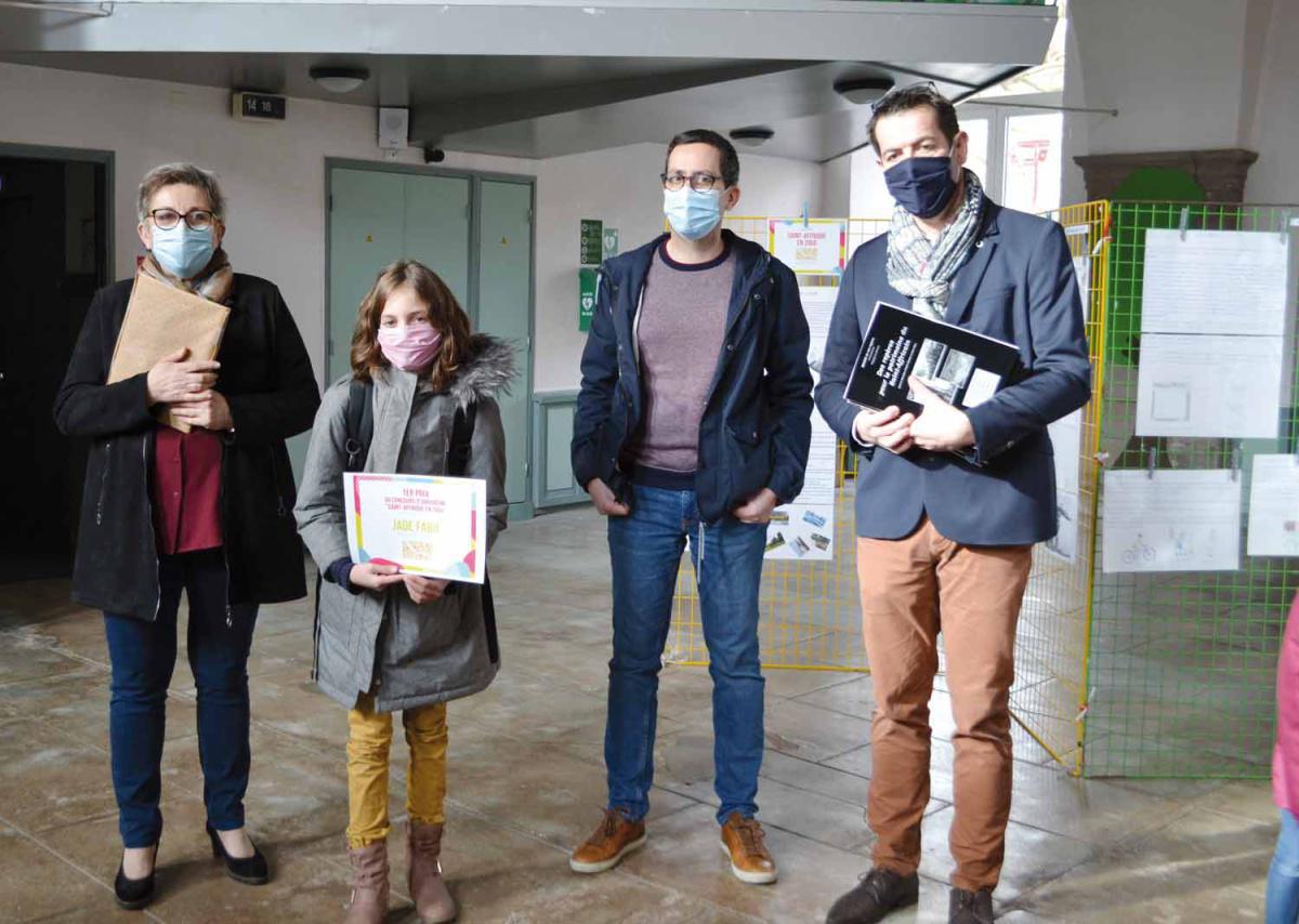 Cité scolaire Jean Jaurès : Jade Fabié remporte le prix du projet "Saint-Affrique en 2060"