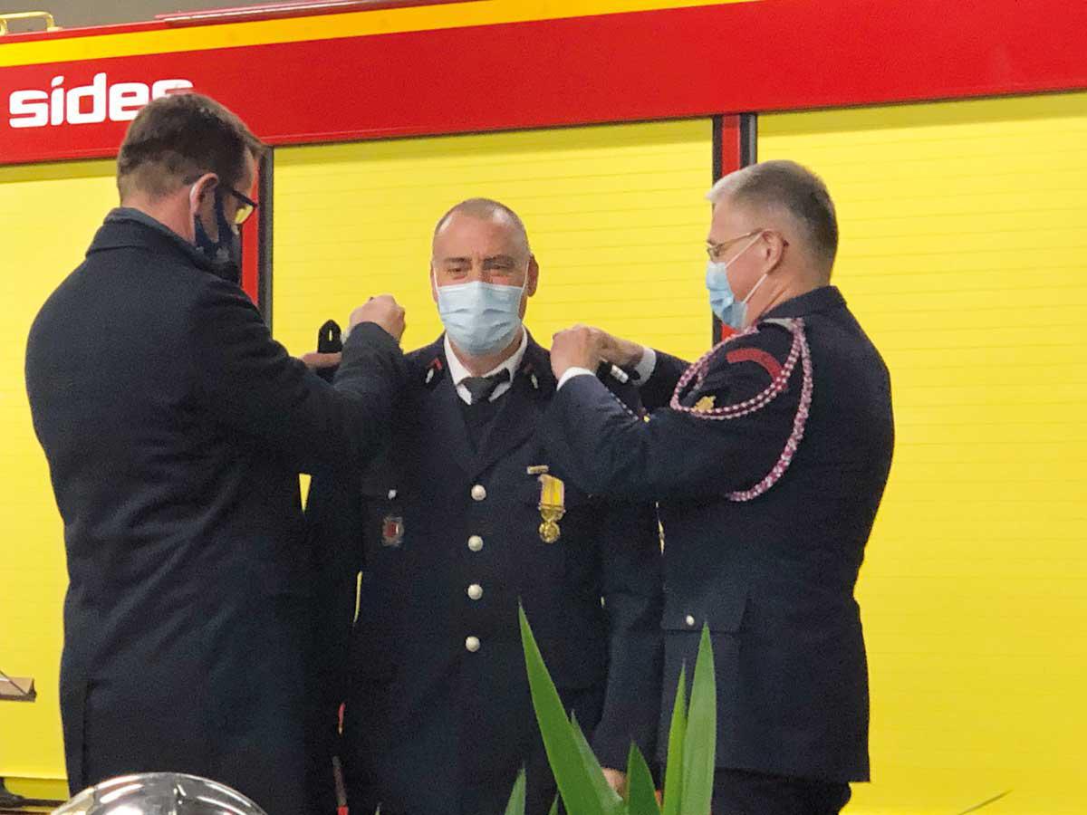 Cérémonie de la Ste-Barbe au Centre de Secours : Les sapeurs pompiers félicités pour leur engagement