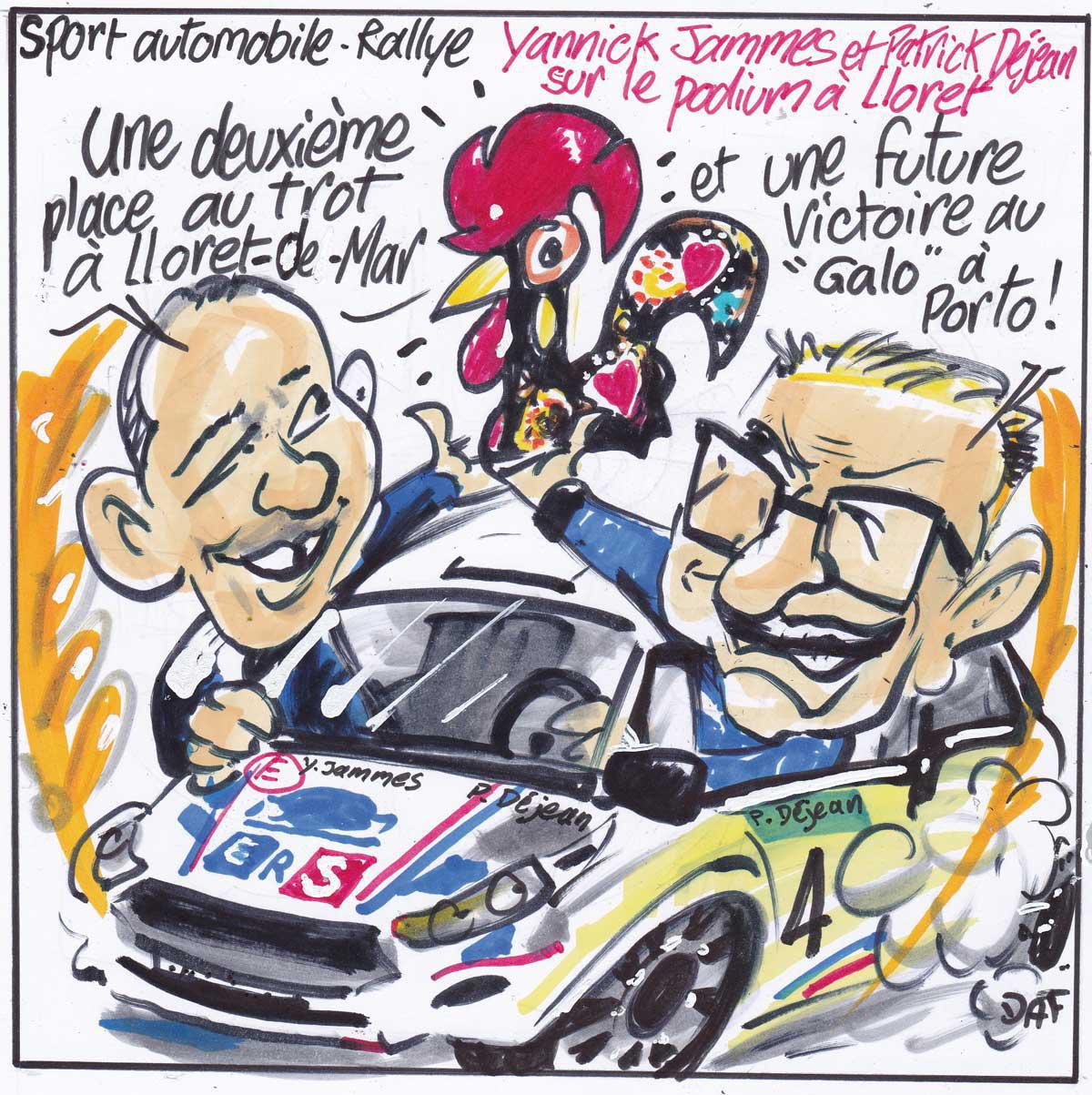 Sport automobile - Rallye Yannick Jammes et Patrick Dejean en route vers le Portugal ! 
