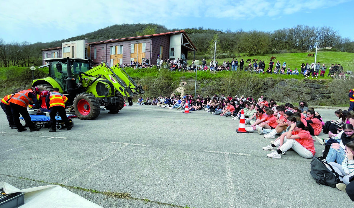 37ème journée de prévention avec l'enseignement agricole : 260 jeunes sensibilisés aux risques professionnels