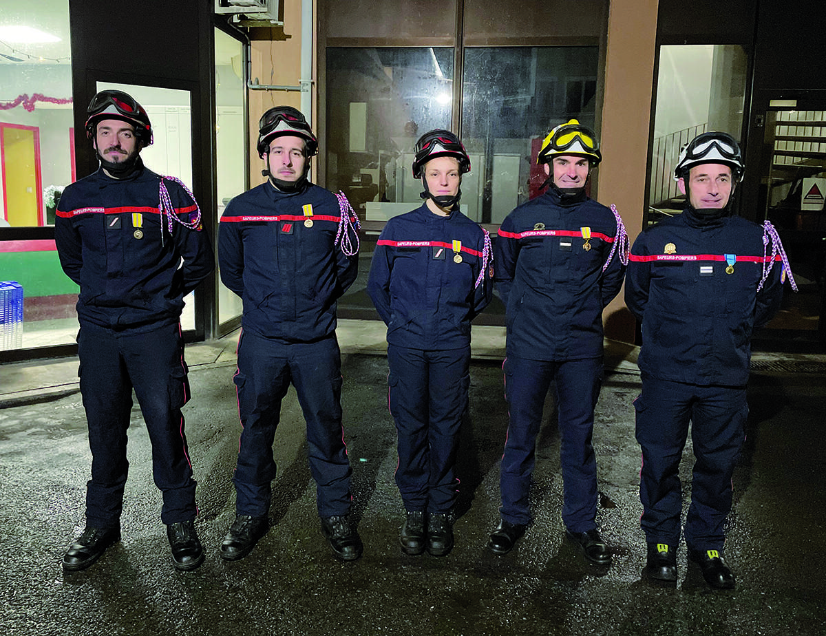 Cérémonie de Ste Barbe : les pompiers et leurs familles mis à l'honneur