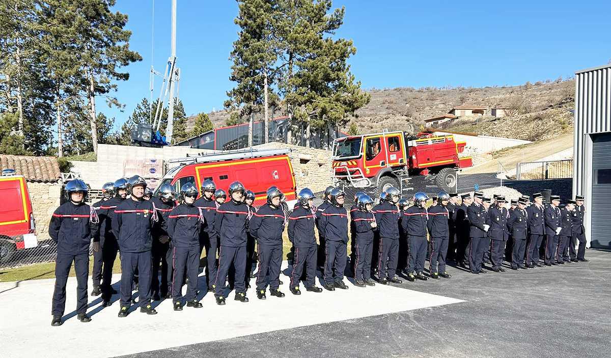 Saint-Rome de Tarn : Inauguration en grande pompe de la caserne