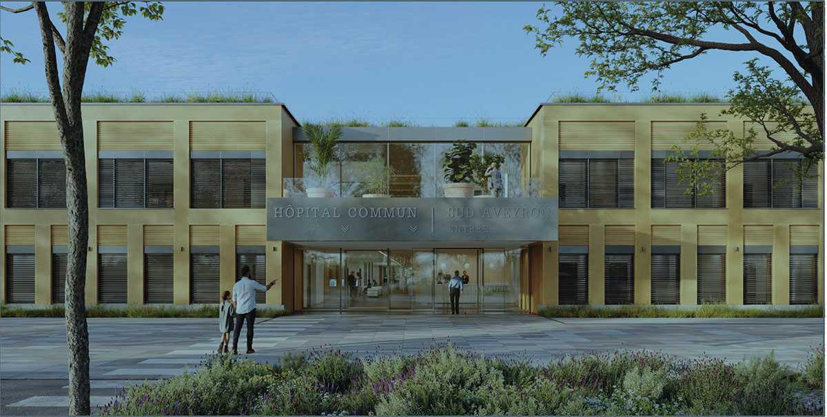Hôpital Commun du Sud-Aveyron : les esquisses du projet ont été présentées cette semaine