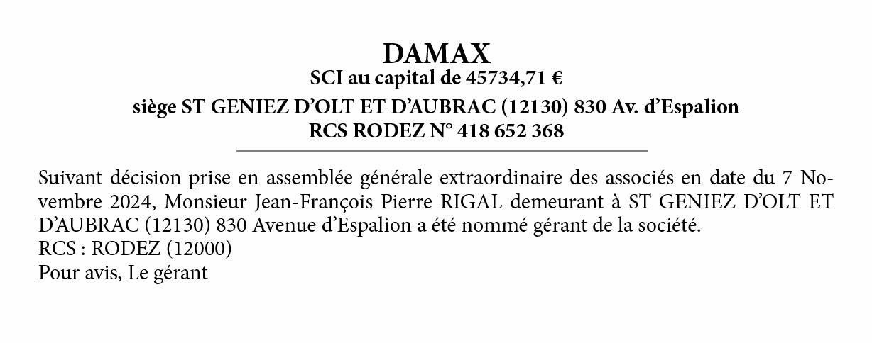 SCI DAMAX