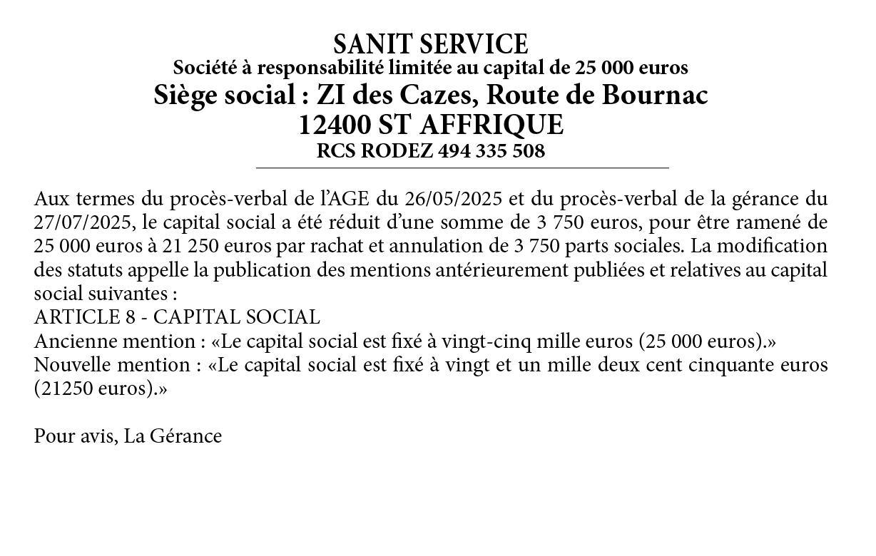 sanit services