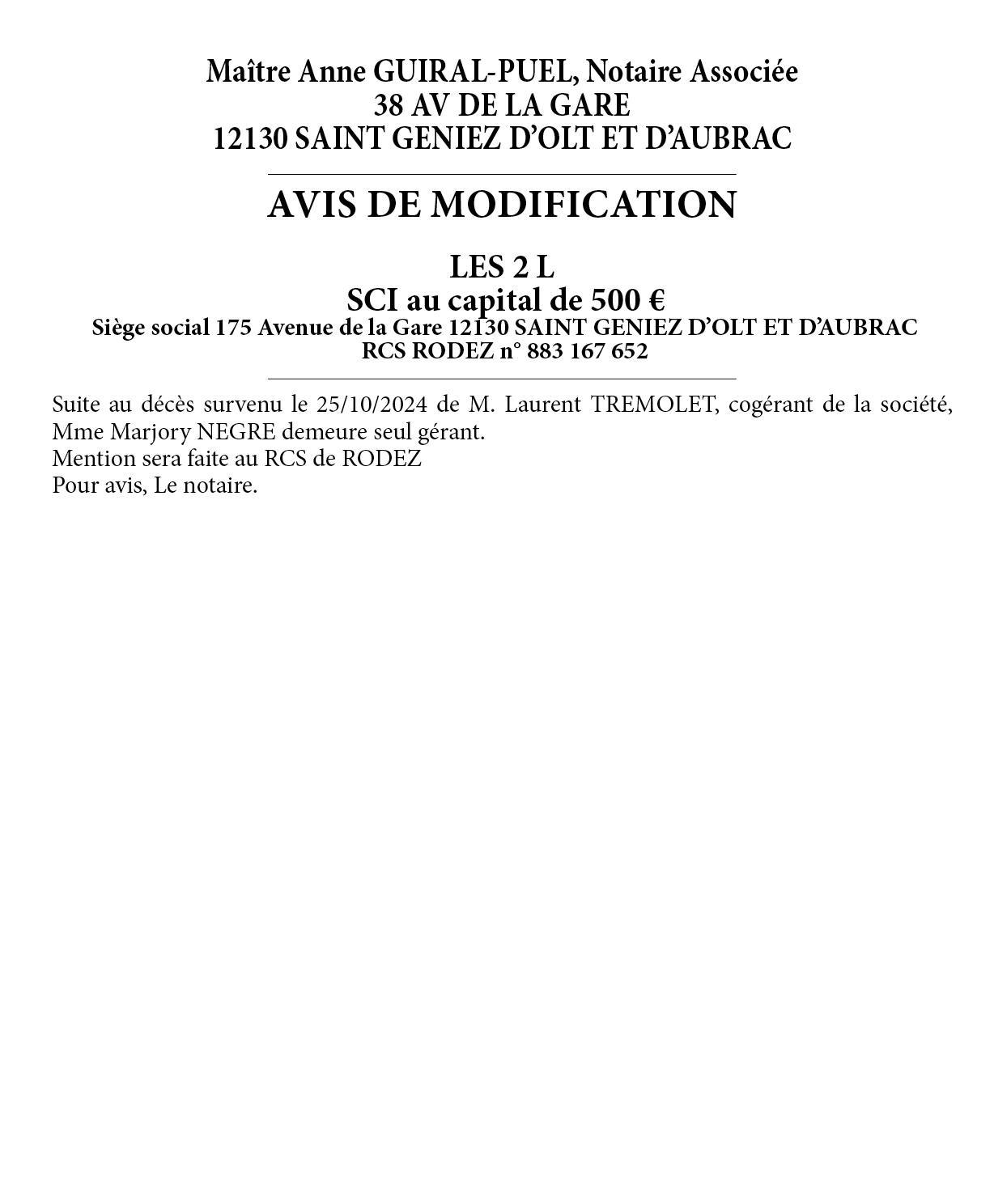 LDDM567274 modif diriegeant