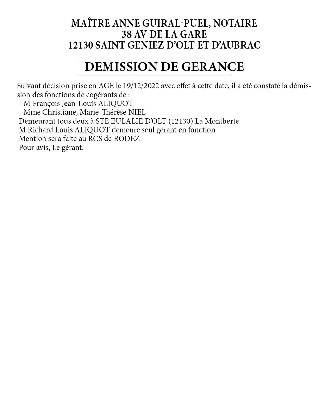 LDDM224100FONDS DE COMMERCE