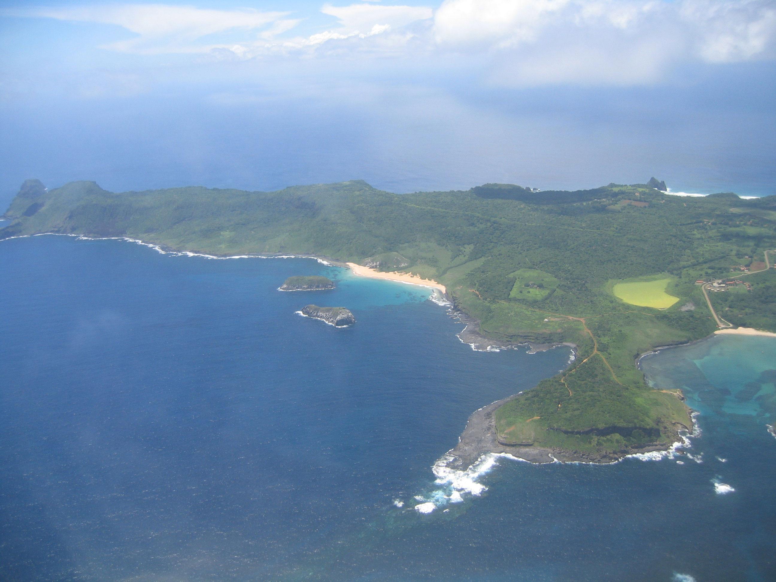 Ponta das Caracas - Fernando de Noronha, Pernambuco, Brazil Stock