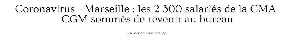 CMA CGM à contre courant