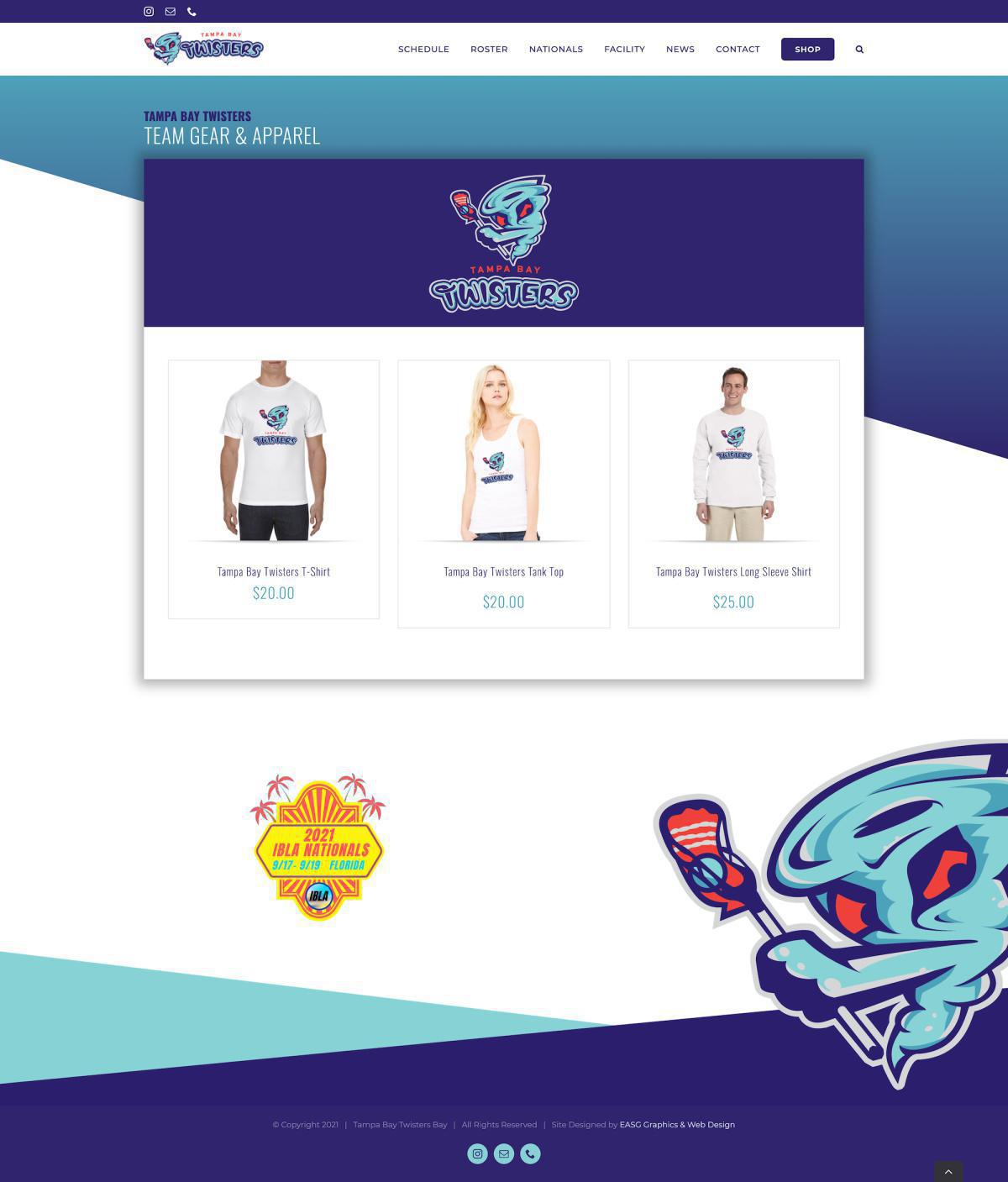 TAMPA BAY TWISTERS BOX LACROSSE TAMPA BAY TWISTERS BOX LACROSSE