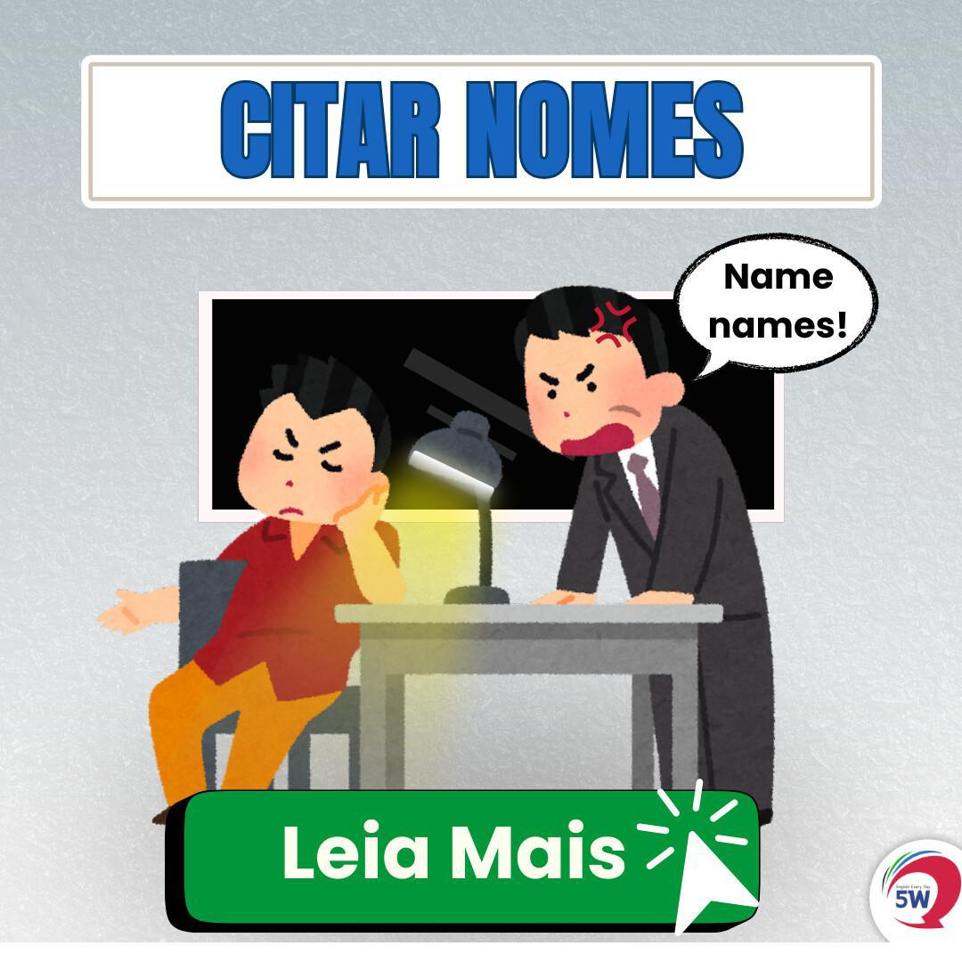 ‘CITAR NOMES’ — Como Fala?