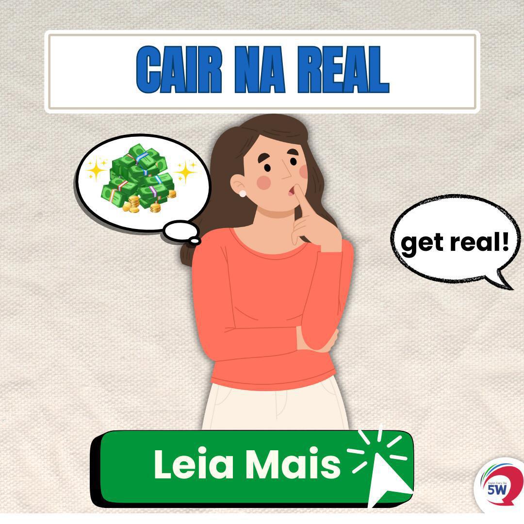 ‘CAIR NA REAL’ — Tem em Inglês? ‘CAIR NA REAL’ — Tem em Inglês?
