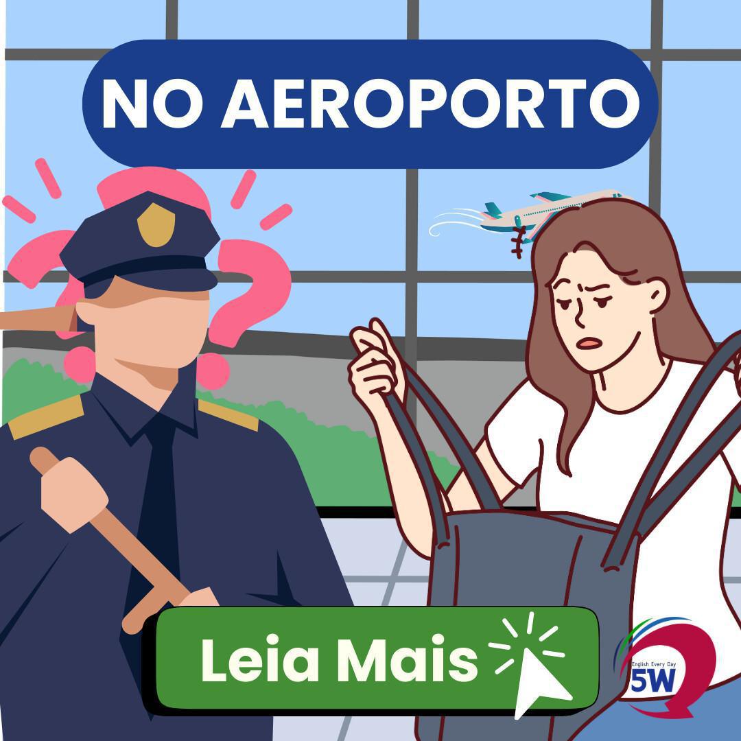 Vocabulário de aeroporto ✈️