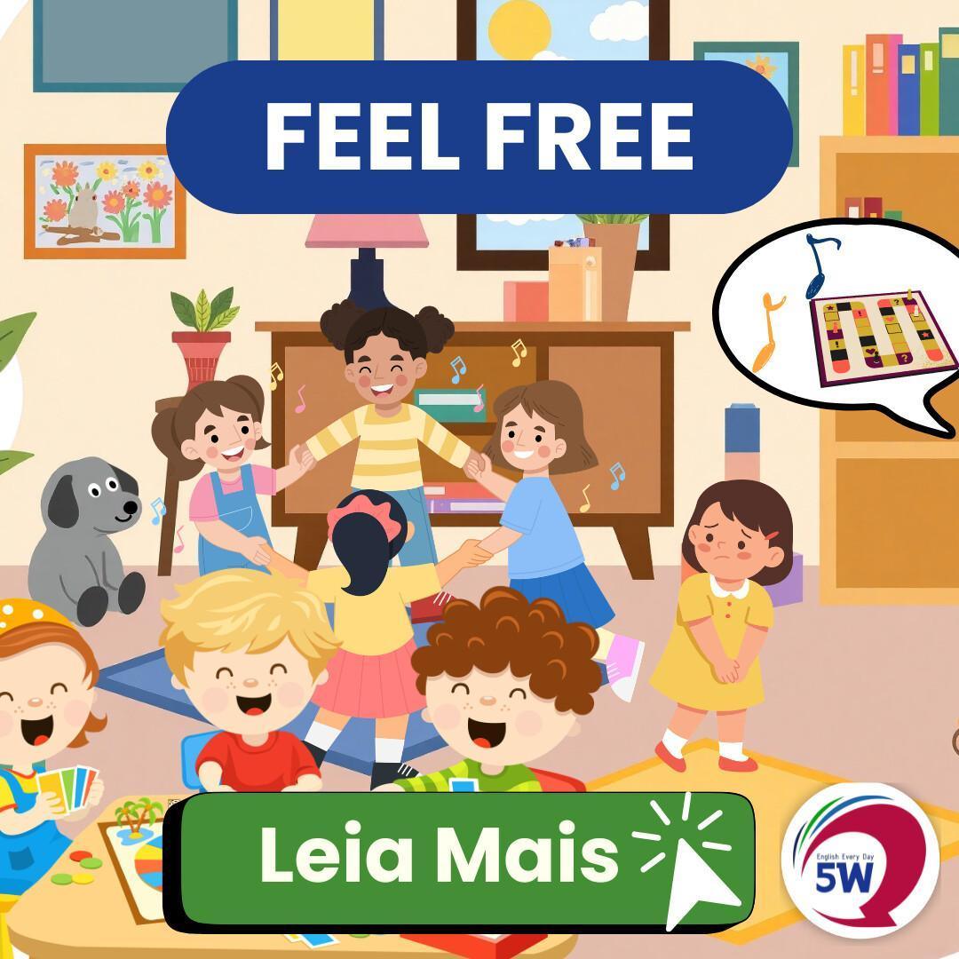 “Feel free to” – Fique à vontade para