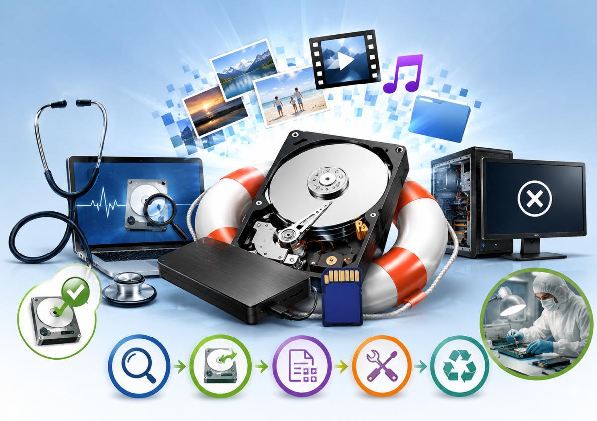 Vous avez perdu toutes vos données informatiques ?