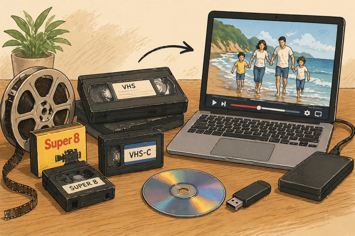 numérisation de bandes vidéo