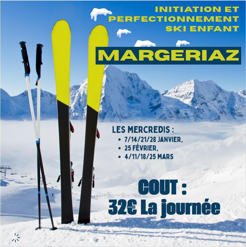 Journées de ski à Margeriaz pour les enfants de 6/11 ans (6 ans au 01/01/26)- dossier d'inscription Journées de ski à Margeriaz pour les enfants de 6/11 ans (6 ans au 01/01/26)- dossier d'inscription