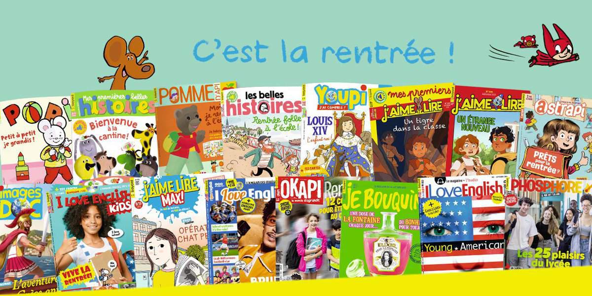 Abonnements Magazines pour les enfants nés entre 2009 et 2023