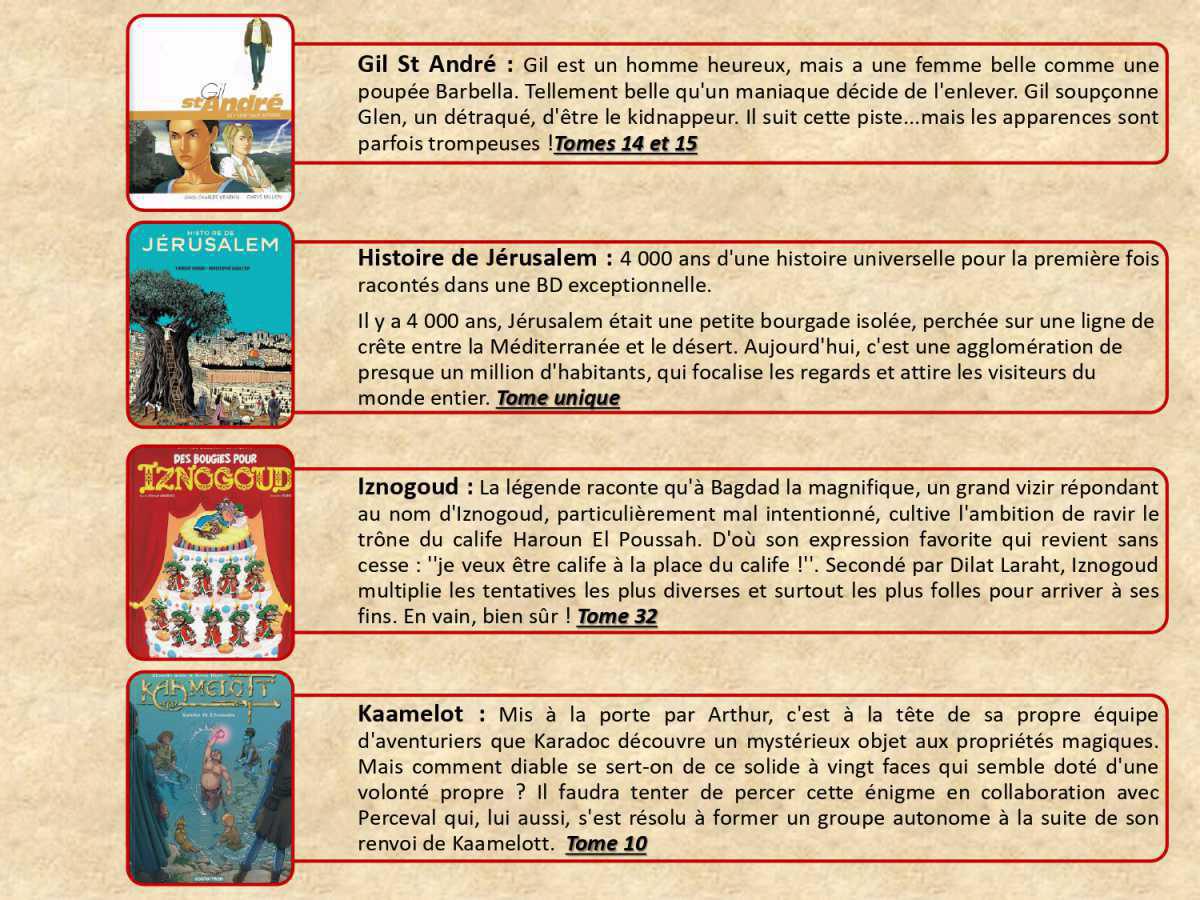 Nouvelles BD à la médiathèque du CSE Saint-Priest Nouvelles BD à la médiathèque du CSE Saint-Priest