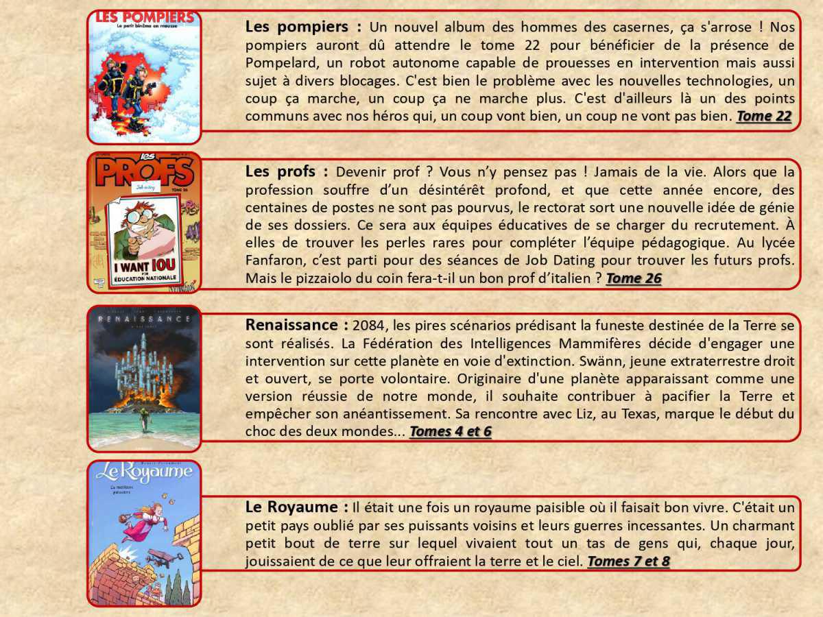 Nouvelles BD à la médiathèque du CSE Saint-Priest Nouvelles BD à la médiathèque du CSE Saint-Priest