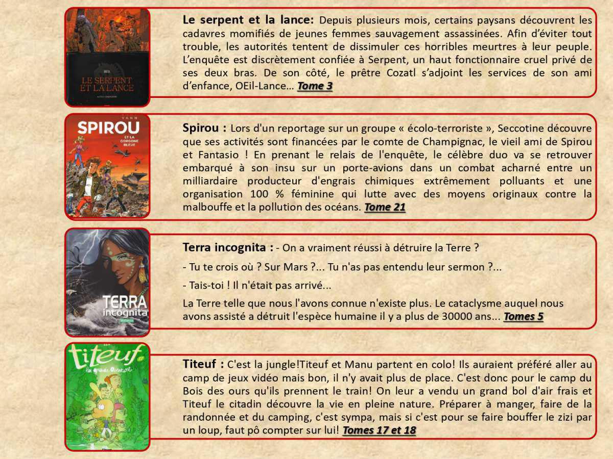 Nouvelles BD à la médiathèque du CSE Saint-Priest Nouvelles BD à la médiathèque du CSE Saint-Priest