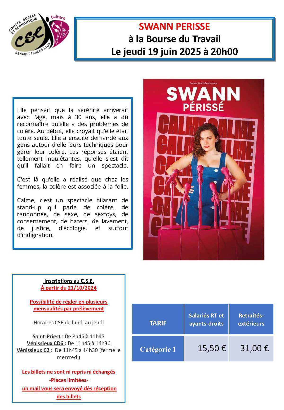 SWANN PERISSE à la Bourse du Travail Le jeudi 19 juin 2025 à 20h00