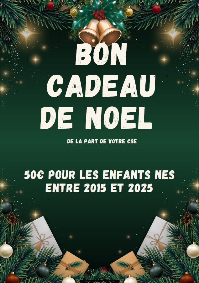 Bon de Noel pour les enfants nés entre 2015 et 2025 Bon de Noel pour les enfants nés entre 2015 et 2025