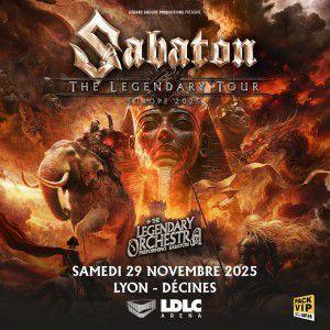 SABATON à la LDLC Le samedi 29 novembre 2025 à 20h