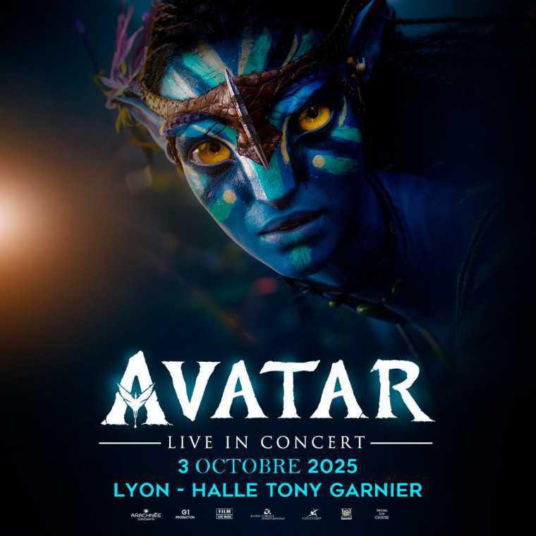 Ciné Concert - AVATAR LIVE IN CONCERT à la Halle Tony Garnier Le vendredi 3 octobre 2025 à 20h
