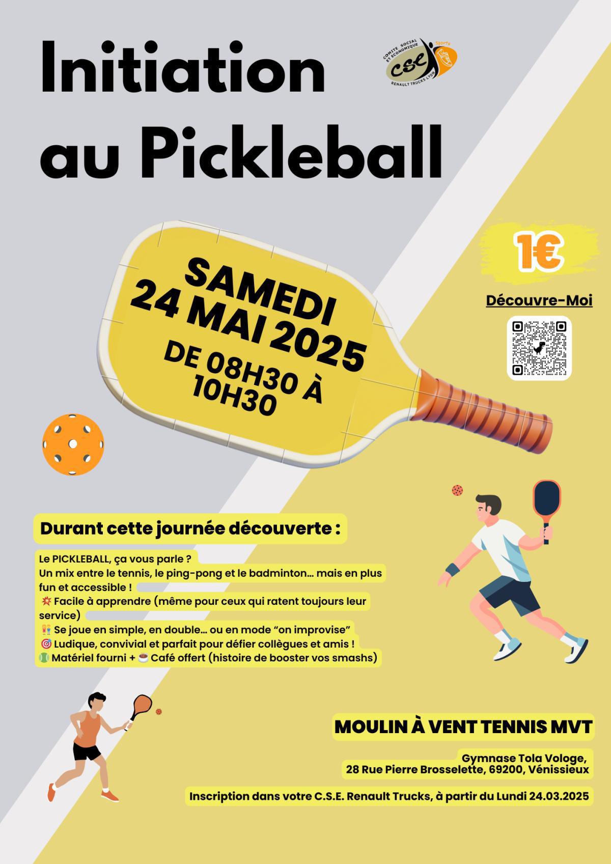Journée PickelBall - Samedi 24.05.2025