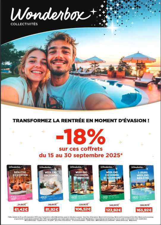 Wonderbox : rentrée 2025
