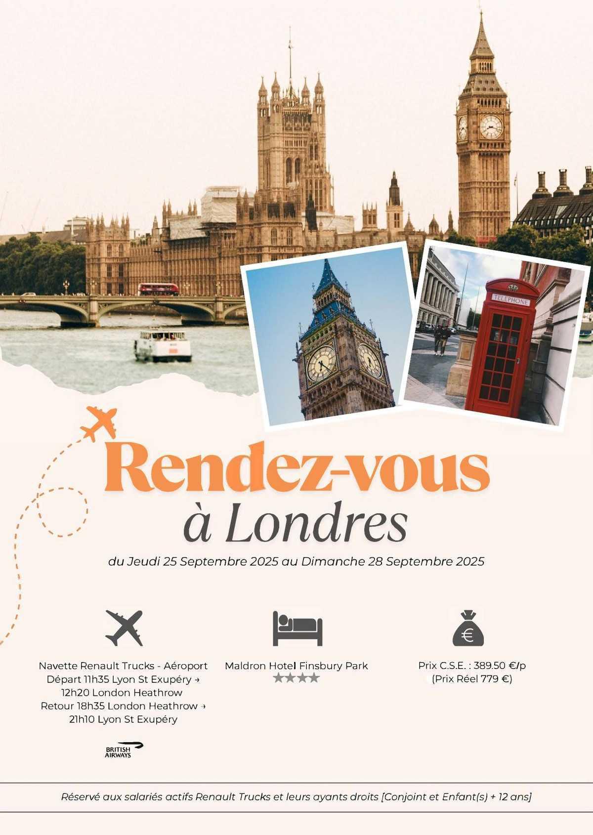 Londres en 4 jours, ça vous tente ?  Londres en 4 jours, ça vous tente ?