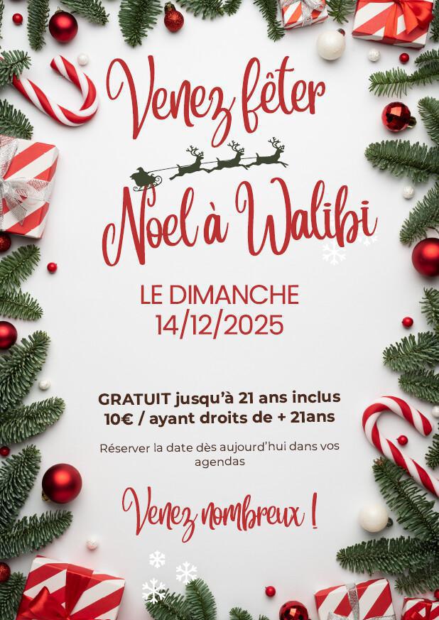 Fete de noel à WALIBI le 14/12/2025