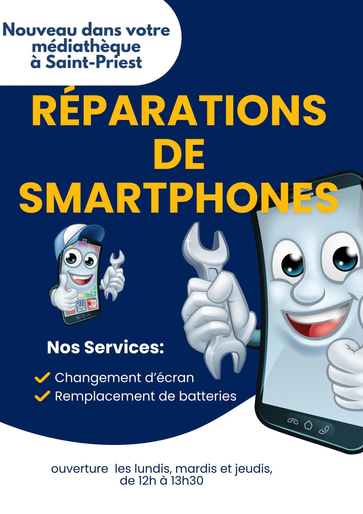 réparation de smartphones