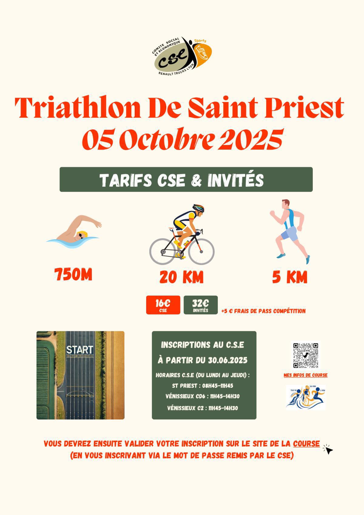 Triathlon de Saint-Priest - 05.10.2025