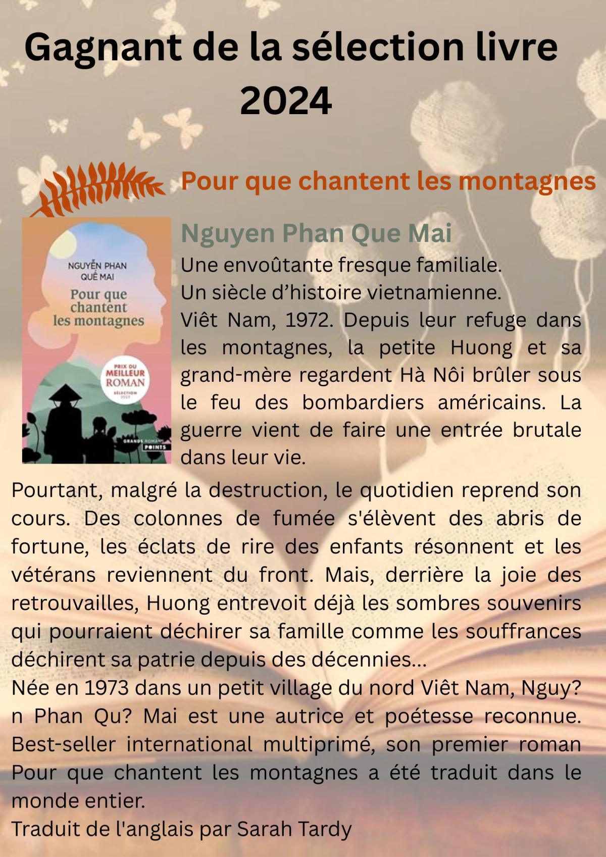 Résultat sélection médiathèque 2024