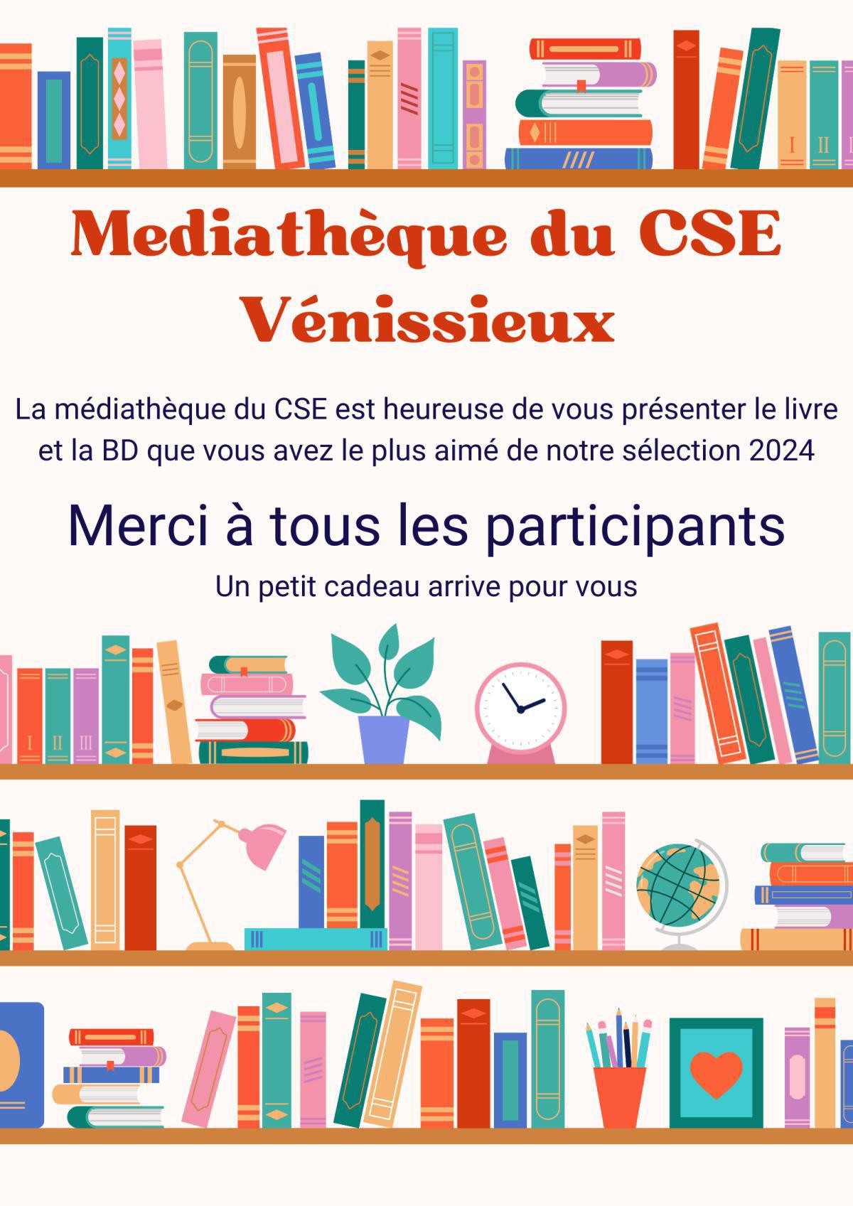 Résultat sélection médiathèque 2024