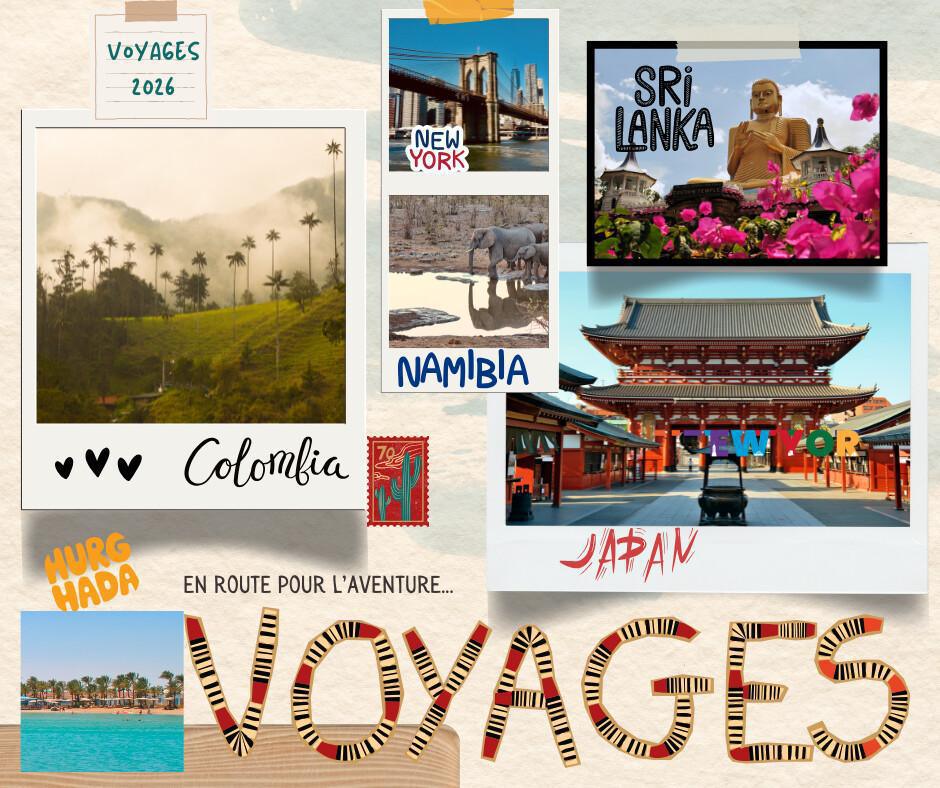 EN AVANT PREMIERE -LES DESTINATIONS 2026-