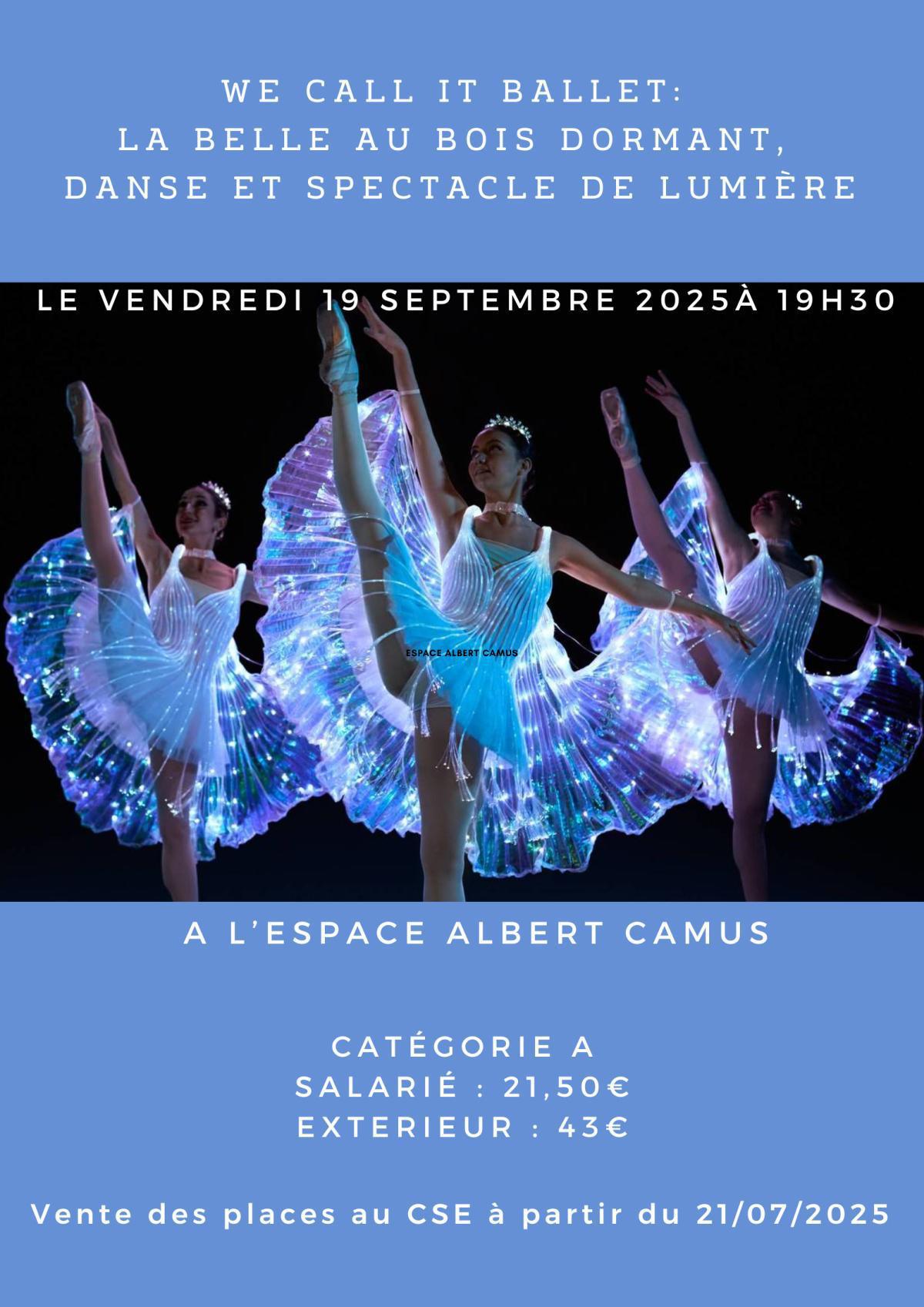 We call it Ballet: la Belle au bois dormant, danse et spectacle de lumière