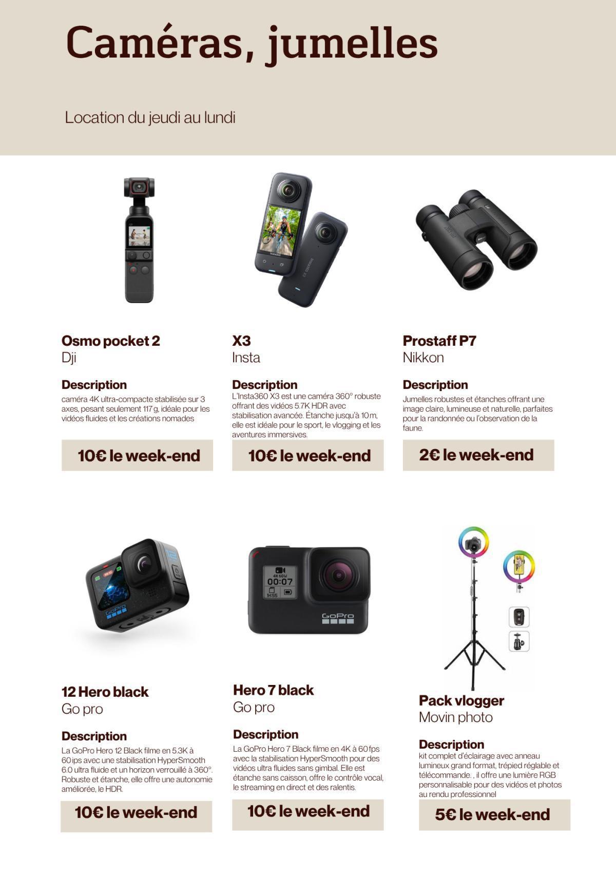 Saint-Priest: Location de matériel photo, vidéo