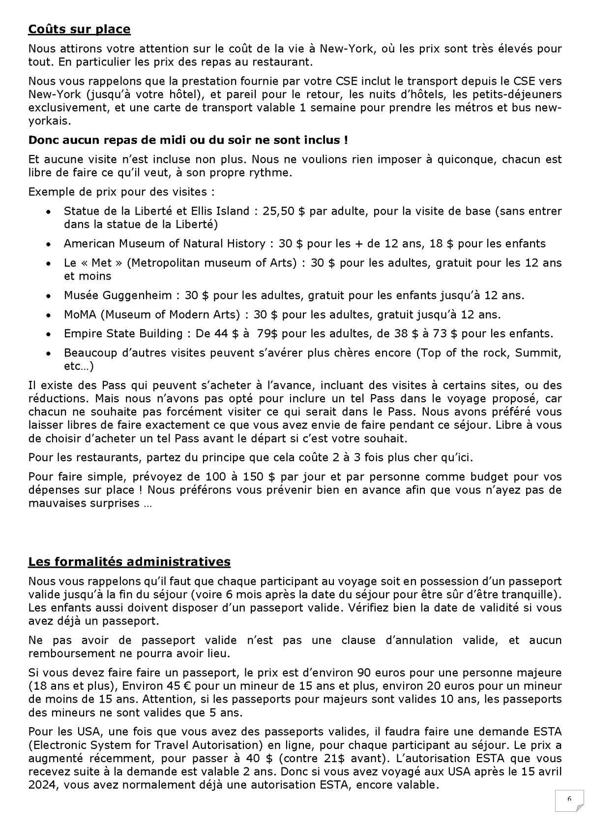 Voyage famille : New-York du 9/04/2026 au 15/04/2026